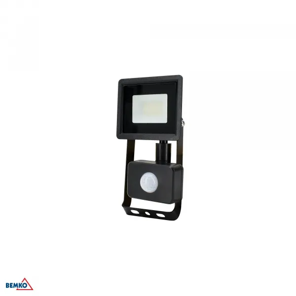 LED FLOODLIGHT SMD KASTEL 10W 4000K 800LM IP65 PIR BLACK