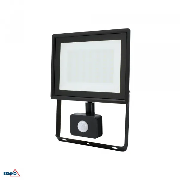 LED FLOODLIGHT SMD KASTEL  50W 4000K 4280LM IP65 PIR BLACK