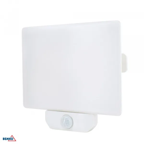 LED FLOODLIGHT LFX 50W 4000K 4500LM IP65 WHITE PIR SENSOR