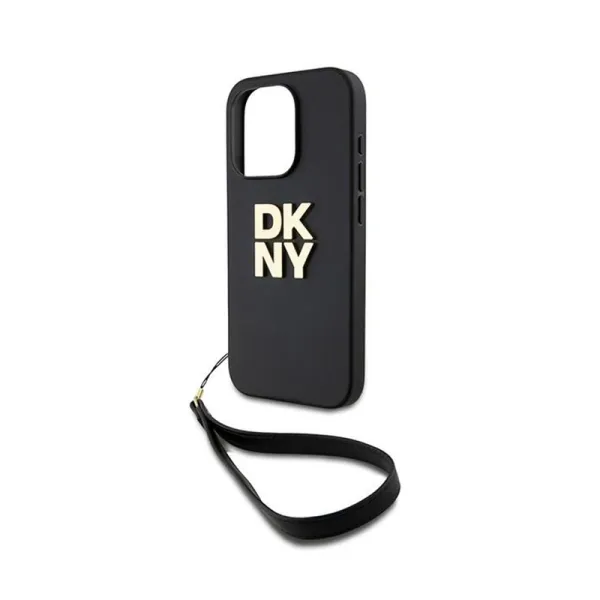 DKNY Wrist Strap Stock Logo - Case for iPhone 15 Pro (Black)