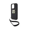 DKNY Wrist Strap Stock Logo - Case for iPhone 15 Pro (Black)
