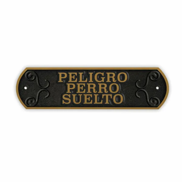 Virkamerkki Magnet & Steel Peligro perro Suelto 24 x 7,2 cm
