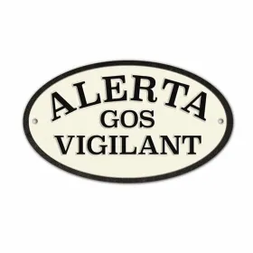 Silt Magnet & Steel Alerta Gos Vigilant 16,3 x 9,5 cm