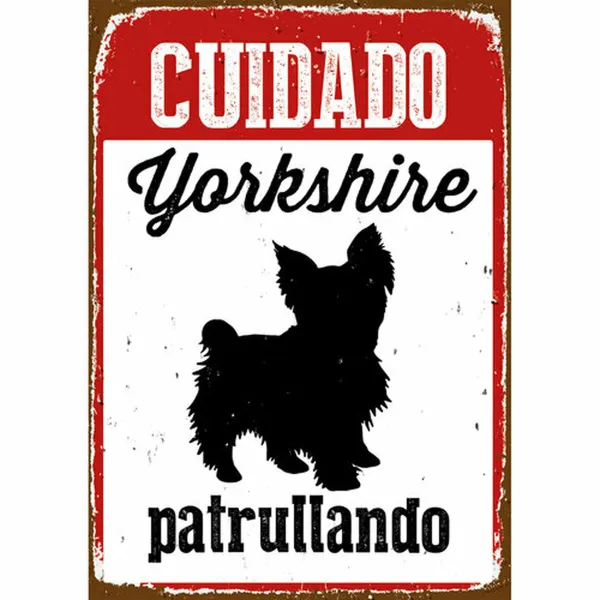 Rotaļu ēdiena komplekts Magnet & Steel Cuidado Yorkshire Patrullando 14,8 x 21 cm