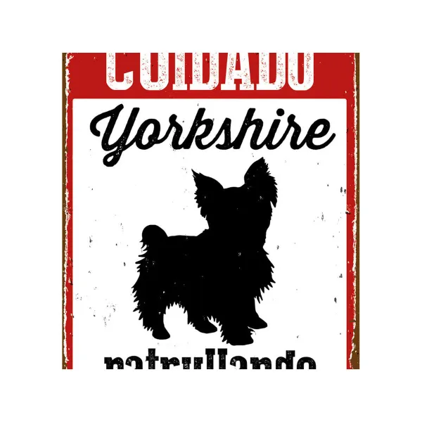 Rotaļu ēdiena komplekts Magnet & Steel Cuidado Yorkshire Patrullando 14,8 x 21 cm
