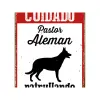 Rotaļu ēdiena komplekts Magnet & Steel Cuidado Pastor Alemán Patrullando 14,8 x 21 cm