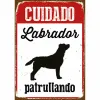Rotaļu ēdiena komplekts Magnet & Steel Cuidado Labrador Patrullando 14,8 x 21 cm