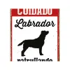 Rotaļu ēdiena komplekts Magnet & Steel Cuidado Labrador Patrullando 14,8 x 21 cm