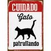 Rotaļu ēdiena komplekts Magnet & Steel ["Cuidado Gato Patrullando"] 14,8 x 21 cm