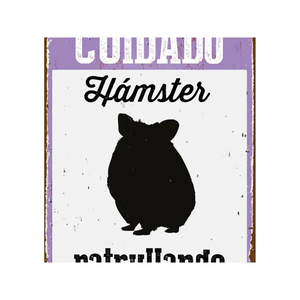 Rotaļu ēdiena komplekts Magnet & Steel Cuidado Hámster Patrullando 14,8 x 21 cm
