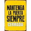 Rotaļu ēdiena komplekts Magnet & Steel Mantenga la Puerta Siempre Cerrada 14,8 x 21 cm