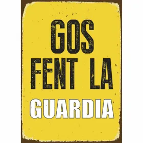 Virkamerkki Magnet & Steel Gos Fent la Guardia 14,8 x 21 cm