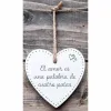 Piekaramais dekors Magnet & Steel El amor es una palabra de cuatro patas Sirds 13 x 13 x 0,8 cm