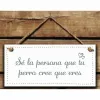 Kabantis dekoras Magnet & Steel Sé la persona que tu perro cree que eres 13 x 13 x 0,8 cm