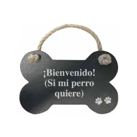 Riippuva koriste Magnet & Steel Bienvenido (si mi perro quiere) Luu Taulu Köysi
