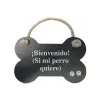 Riippuva koriste Magnet & Steel Bienvenido (si mi perro quiere) Luu Taulu Köysi