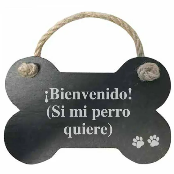 Piekaramais dekors Magnet & Steel Bienvenido (si mi perro quiere) Kauls Valde / Dēlis Virve