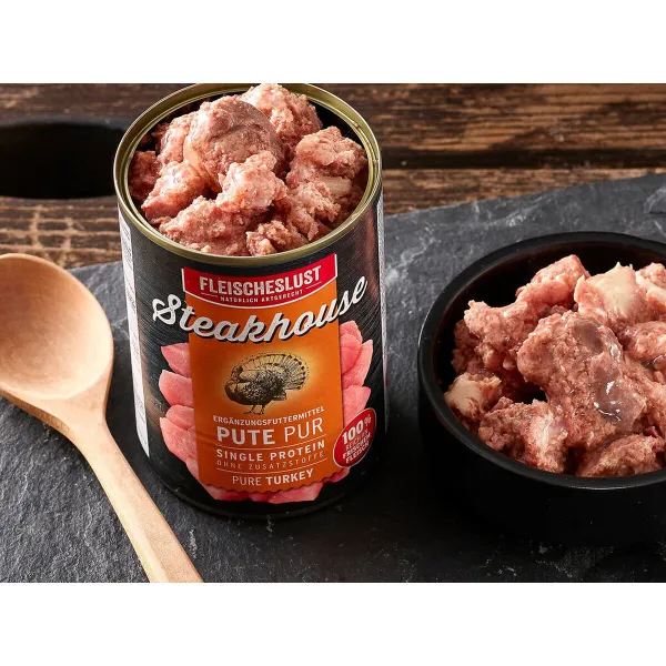 Šlapias maistas Fleischeslust Pure 800 gr Turkija