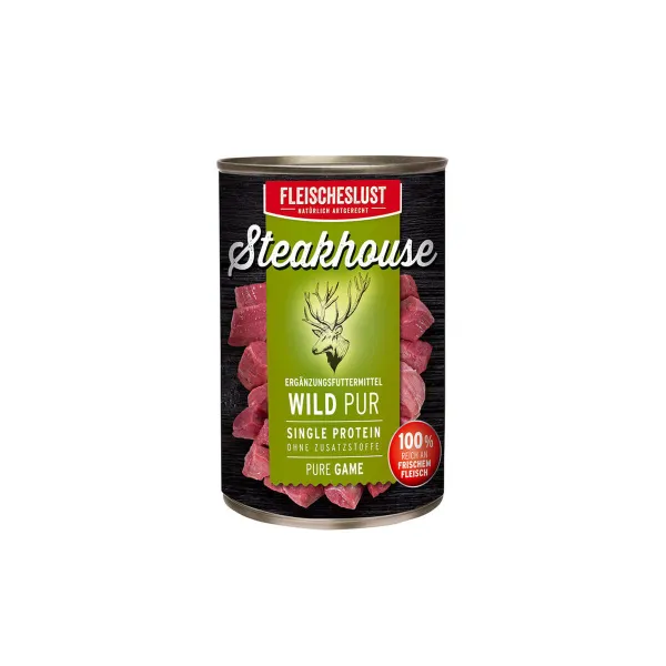 Mitrs ēdien Fleischeslust Pure 800 gr Briedi