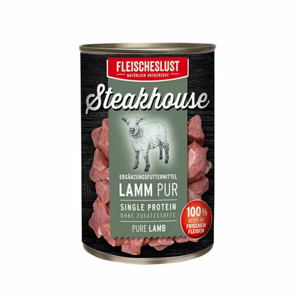 Влажный корм Fleischeslust Pure 800 gr Мясо ягненка