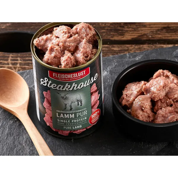 Влажный корм Fleischeslust Pure 800 gr Мясо ягненка