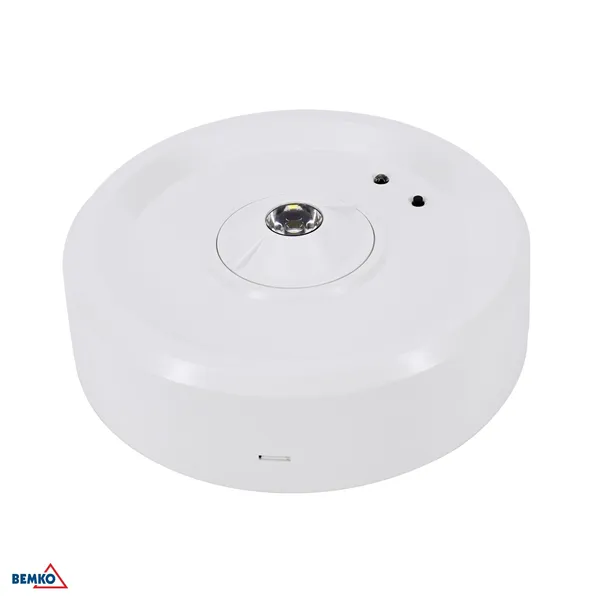 EMERGENCY LUMINAIRE SKALER CIRCLE 3W FOCUSING OPTICS IP40 AUTOTEST 3H CNBOP