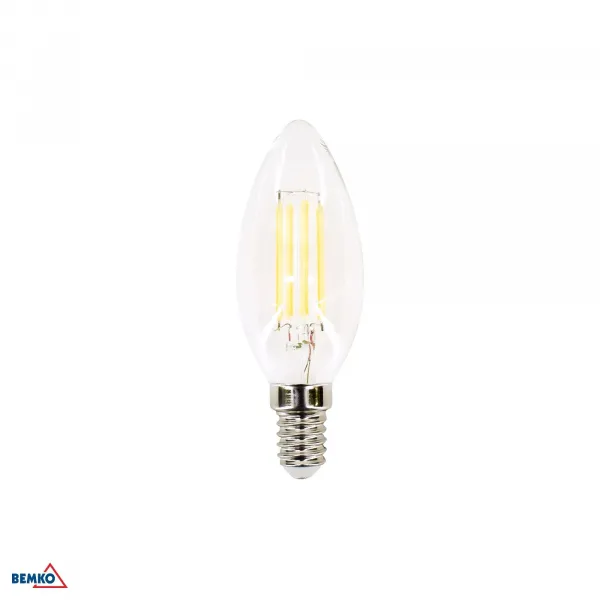 LED LAMP FILAMENT 230V E14 C35 4W 440LM 2700K 320ST