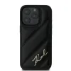 Karl Lagerfeld Quilted Signature - Case for iPhone 16 Pro (black)