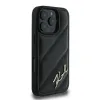 Karl Lagerfeld Quilted Signature - Case for iPhone 16 Pro (black)