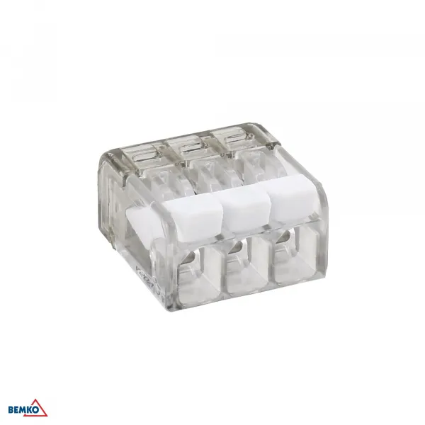 QUICK CONNECTOR 2,5mm2 x 3 - 100 PCS