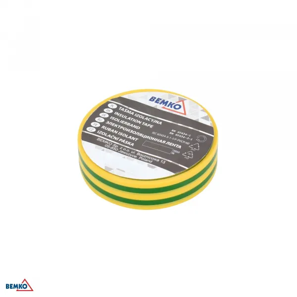 INSULATION TAPE 15cmx10m YELLOW-GREEN