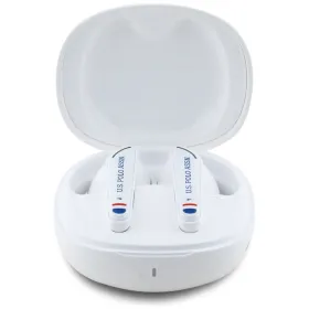 US Polo Assn DH Logo - TWS Earphones + Charging Case (White)