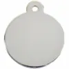 Identification plate for collar Imarc Circle Silver
