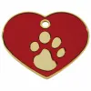 Фирменная табличка для ожерелья Imarc Heart Красный Позолоченный