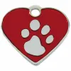 Фирменная табличка для ожерелья Imarc Heart Красный Серебристый