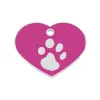 Kauluksen tunnistuskilpi Imarc Heart Pinkki Hopeinen