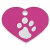 Kauluksen tunnistuskilpi Imarc Heart Pinkki Hopeinen