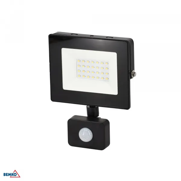 LED FLOODLIGHT SMD KASTEL 20W 4000K 1600LM IP65 PIR BLACK