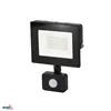 LED FLOODLIGHT SMD KASTEL 20W 6000K 1650LM IP65 BLACK SENSOR PIR