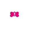 Identification plate for collar Imarc Bone Pink