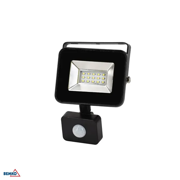 LED FLOODLIGHT SMD LOFOT 10W 4000K 850LM IP65 PIR BLACK