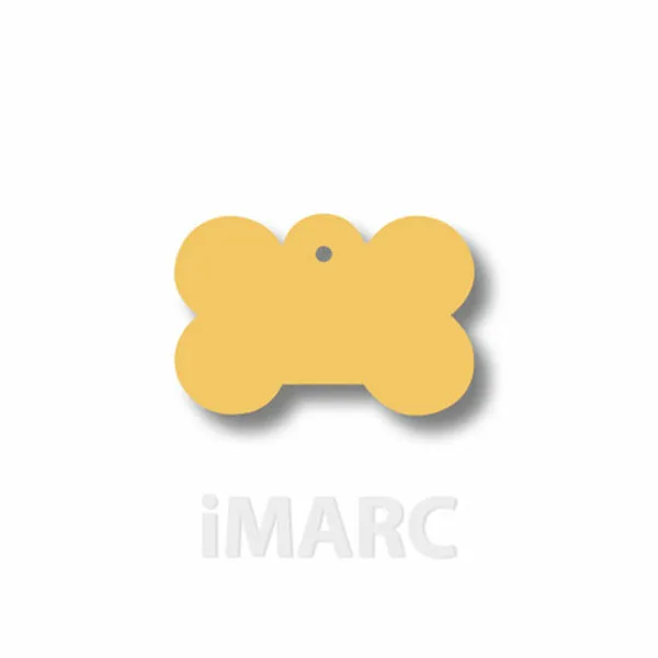 Фирменная табличка для ожерелья Imarc Bone Жёлтый