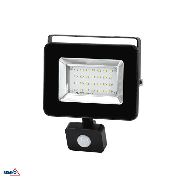 LED FLOODLIGHT SMD LOFOT 20W 6000K 1800LM IP65 PIR BLACK