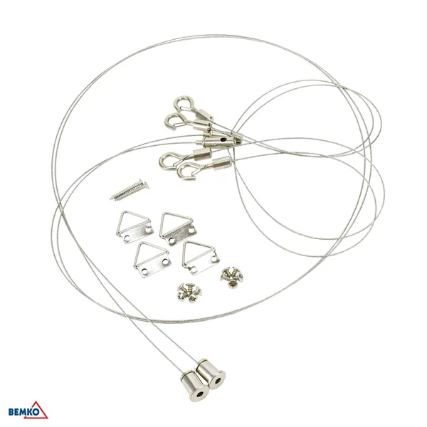 MOUNTING KIT FOR REDUCED LED PANELS FOR SUSPENDED MOUNTING, 120 cm