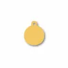 Identification plate for collar Imarc Circle Yellow