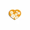 Kauluksen tunnistuskilpi Imarc Heart Keltainen Oranssi