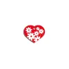Apykaklės identifikavimo lentelė Imarc Heart Raudona