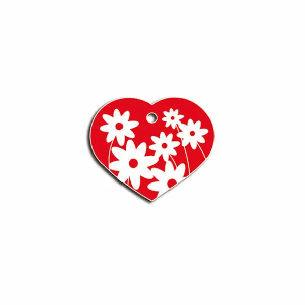Apkakles identifikācijas plāksne Imarc Heart Sarkans