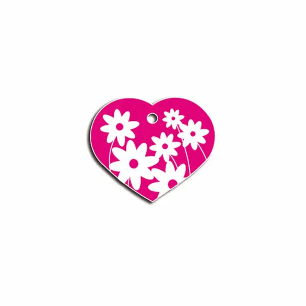 Apkakles identifikācijas plāksne Imarc Heart Rozā