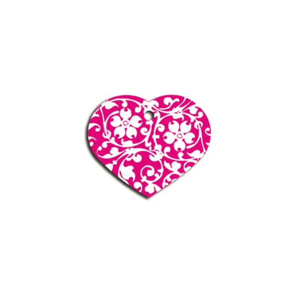 Apykaklės identifikavimo lentelė Imarc Heart Rožinė